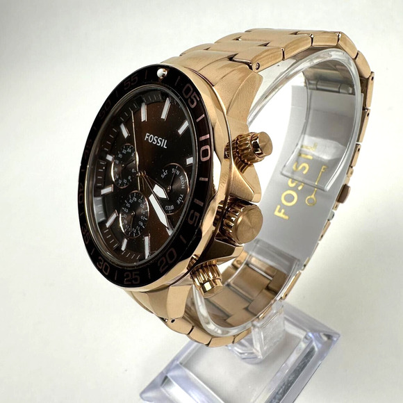 NWT Fossil His and Hers Multifunction Rose Gold-Tone Stainless Steel BQ2827SET - Picture 6 of 15